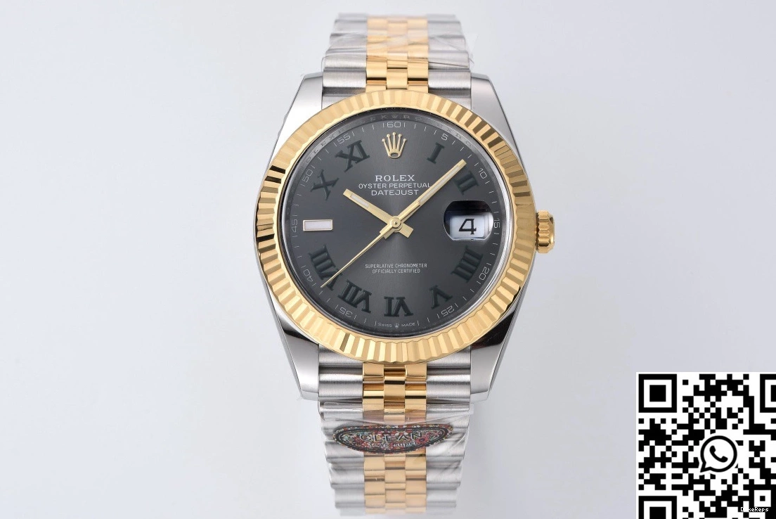 Datejust Grey Rolex Factory M126333-0020 Dial Wimbledon Clean 0520
